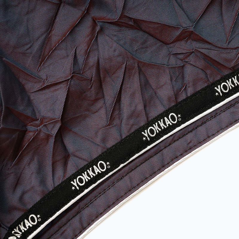 Pánské tréninkové šortky YOKKAO Lunar Muay Thai iridescent blue grey 11