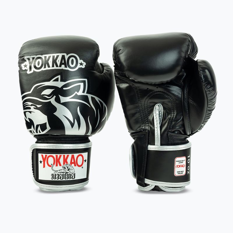 Boxerské rukavice YOKKAO Original Boxing Gloves absolute black