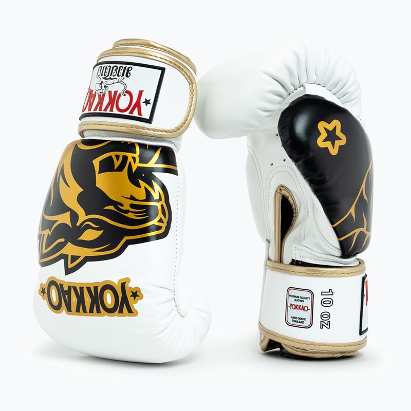 Boxerské rukavice YOKKAO Original Boxing Gloves absolute white 2