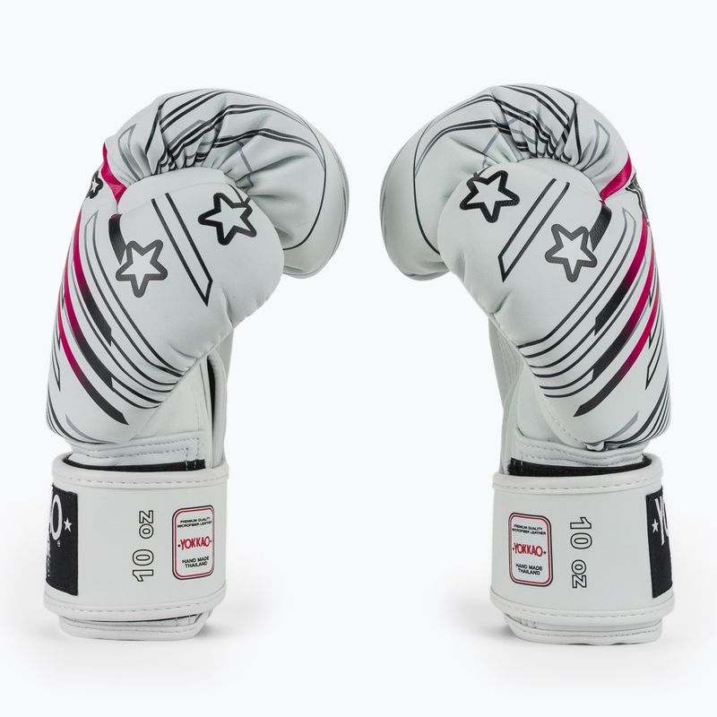 Boxerské rukavice YOKKAO Power Boxing white 4