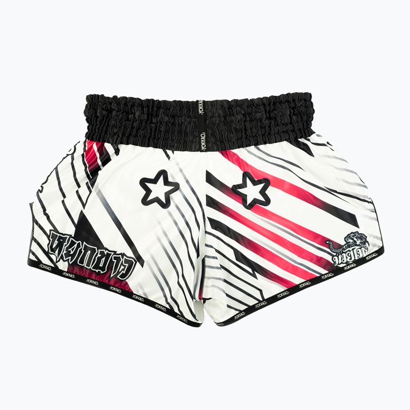 Pánské tréninkové šortky YOKKAO Power Muay Thai white 2