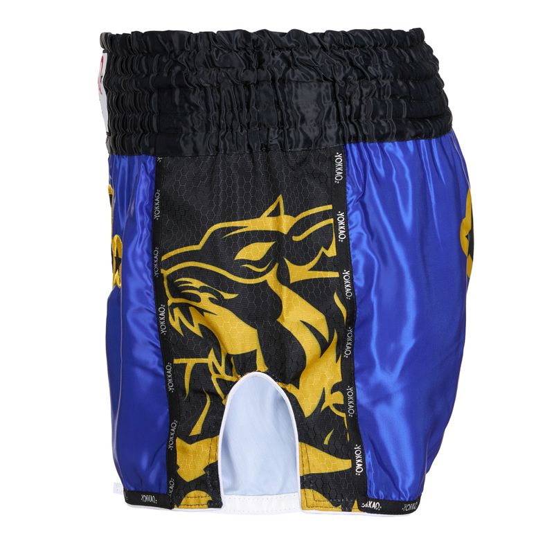 Pánské tréninkové šortky YOKKAO Original Muay Thai electric blue 3