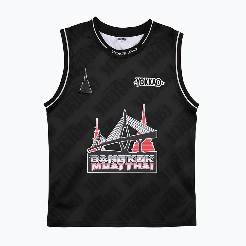 Pánské tréninkové tričko YOKKAO Basket Bridge Tank Top black