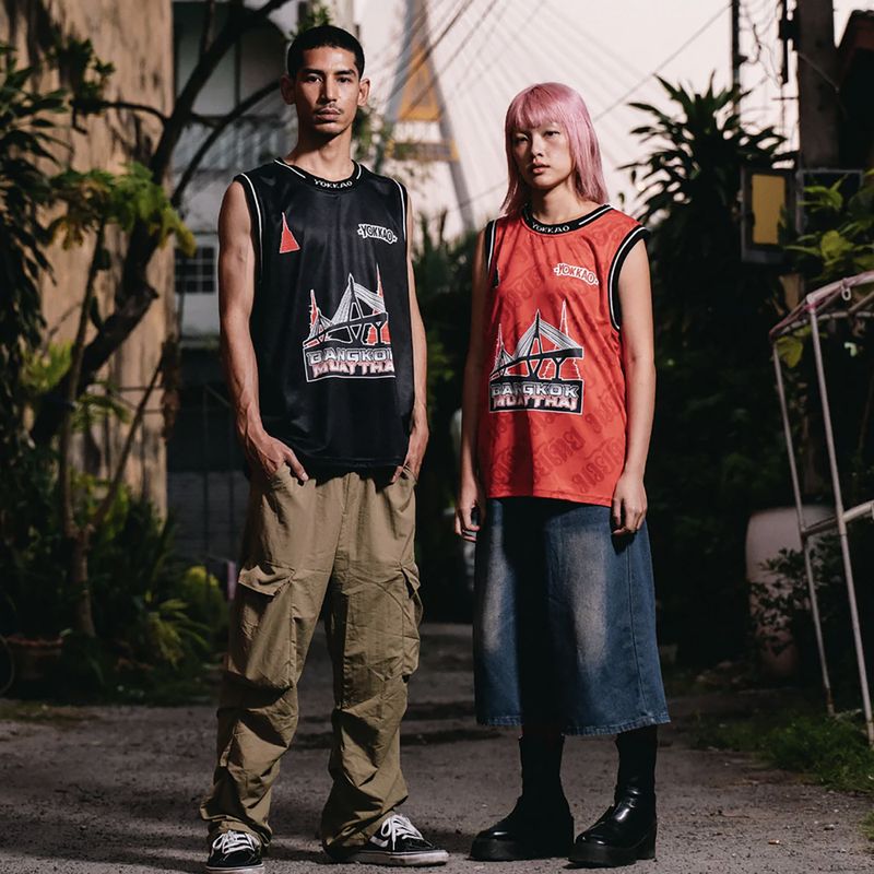 Pánské tréninkové tričko YOKKAO Basket Bridge Tank Top black 3