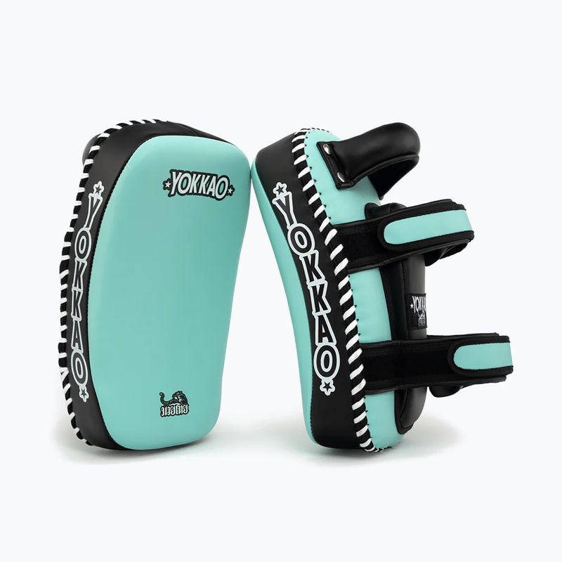 Tréninkové terče YOKKAO Freestyle Kicking Pads 2 pcs tiffany/black 3