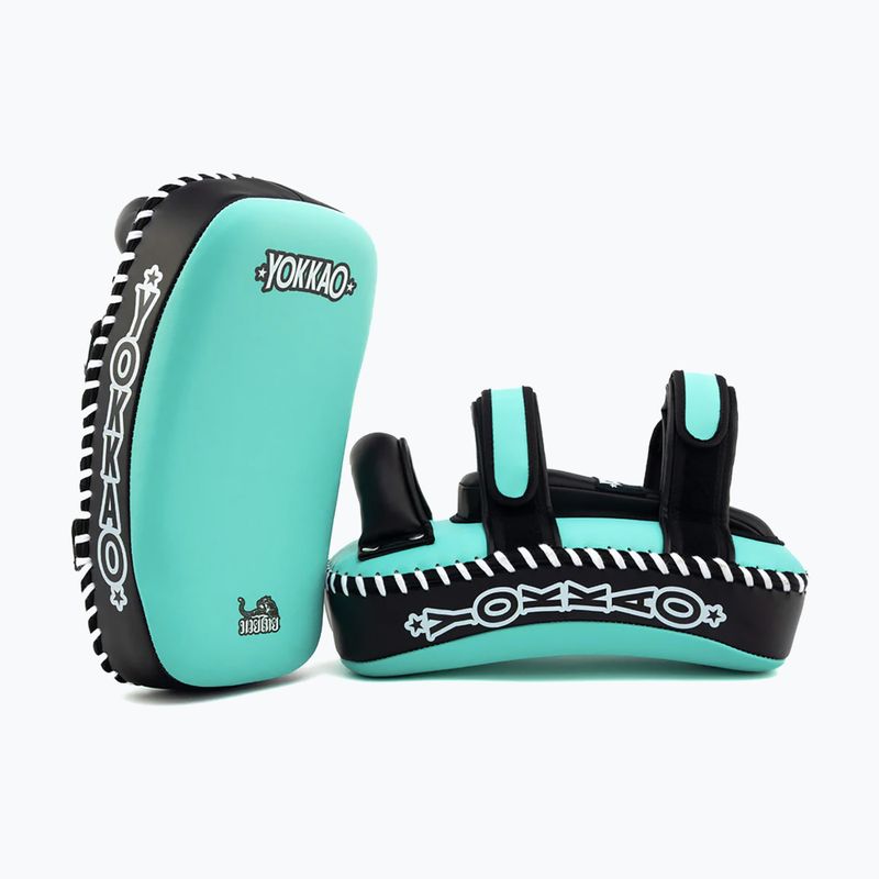 Tréninkové terče YOKKAO Freestyle Kicking Pads 2 pcs tiffany/black 4