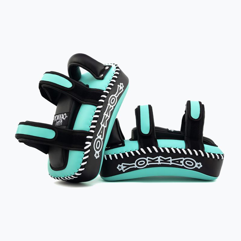 Tréninkové terče YOKKAO Freestyle Kicking Pads 2 pcs tiffany/black 7