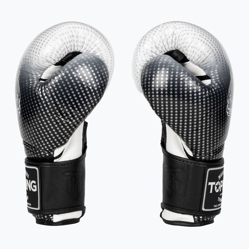 Boxerské rukavice Top King Muay Thai Super Star Air silver 3