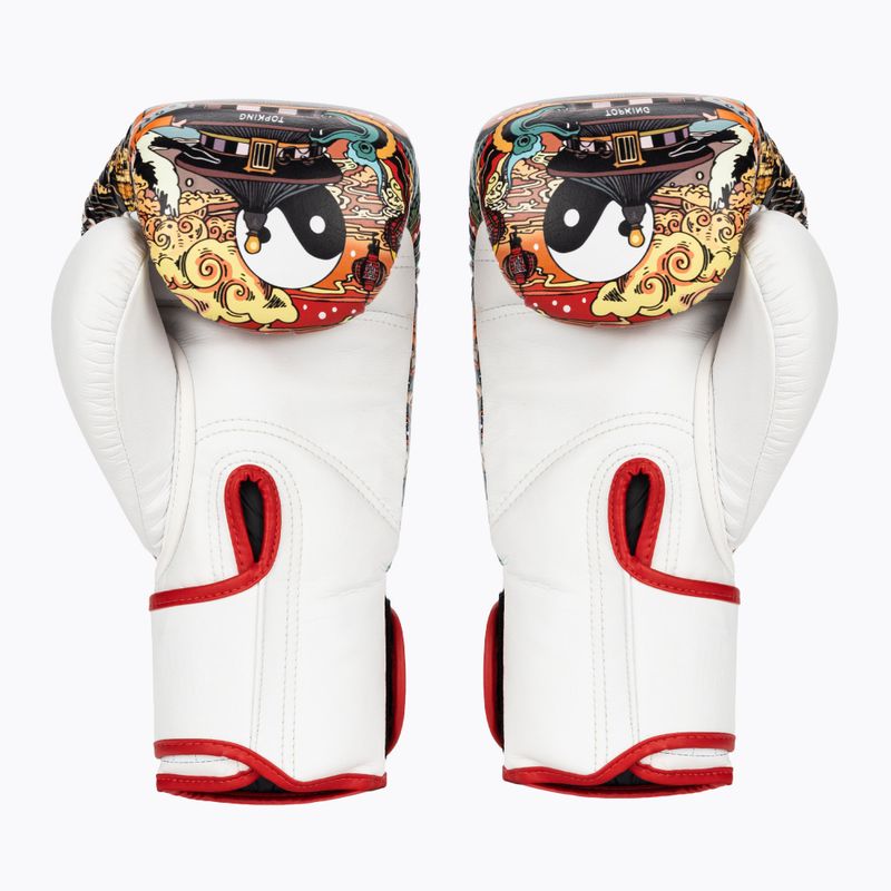 Boxerské rukavice Top King Boxing Culture white/red TKBGCT-SL-1C1 3