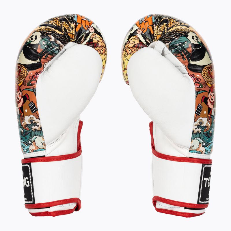 Boxerské rukavice Top King Boxing Culture white/red TKBGCT-SL-1C1 4