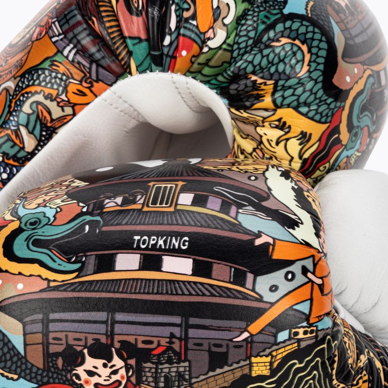 Boxerské rukavice Top King Boxing Culture white/red TKBGCT-SL-1C1 6