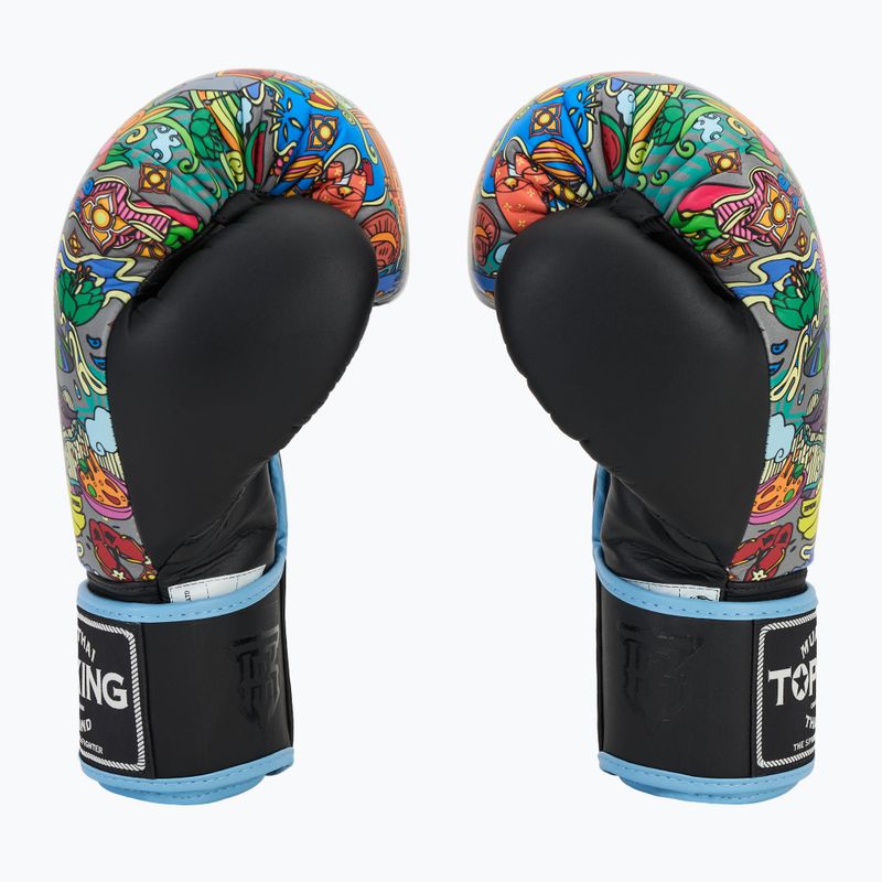 Boxerské rukavice  Top King Boxing Culture black TKBGCT-TH-SL-BK 4