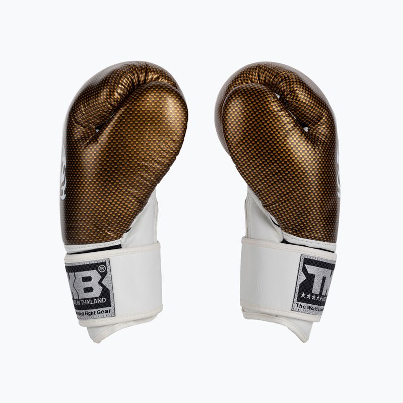 Boxerské rukavice Top King Muay Thai Empower bílé TKBGEM-02A-WH-GD-10 4