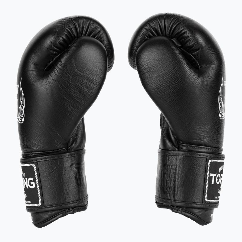 Top King Muay Thai Ultimate černé boxerské rukavice 3