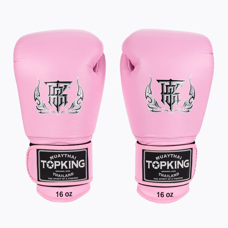 Růžové boxerské rukavice Top King Muay Thai Ultimate