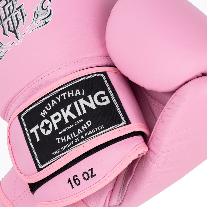Růžové boxerské rukavice Top King Muay Thai Ultimate 4