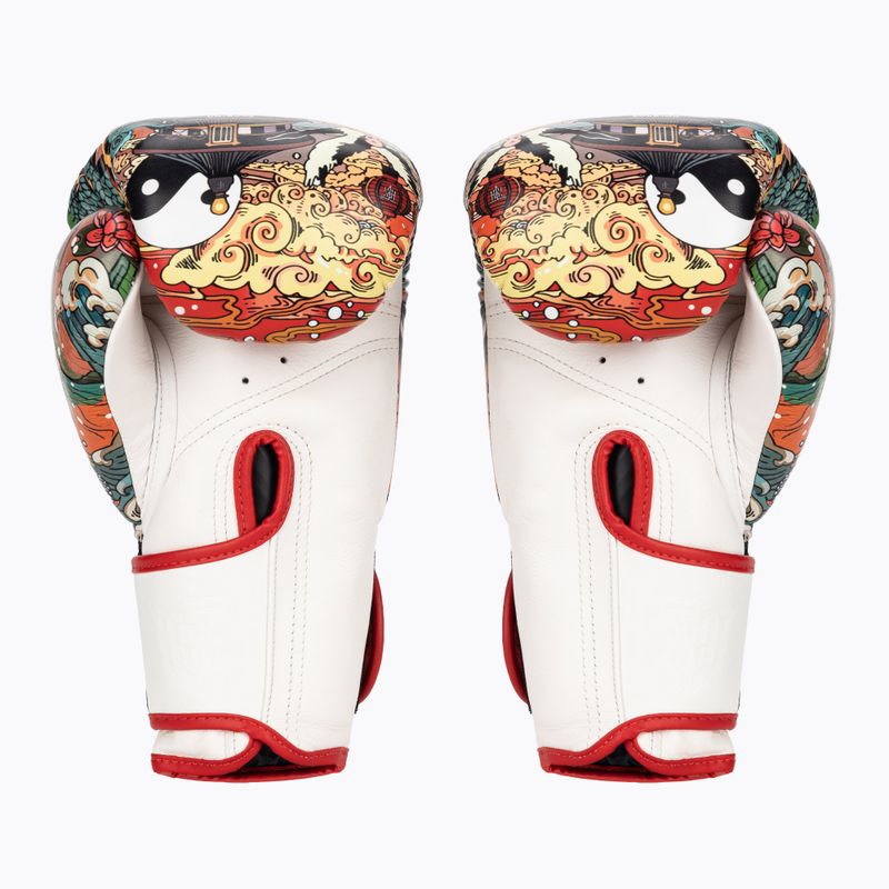 Boxerské rukavice Top King Boxing Culture white/red TKBGCT-1C1 2