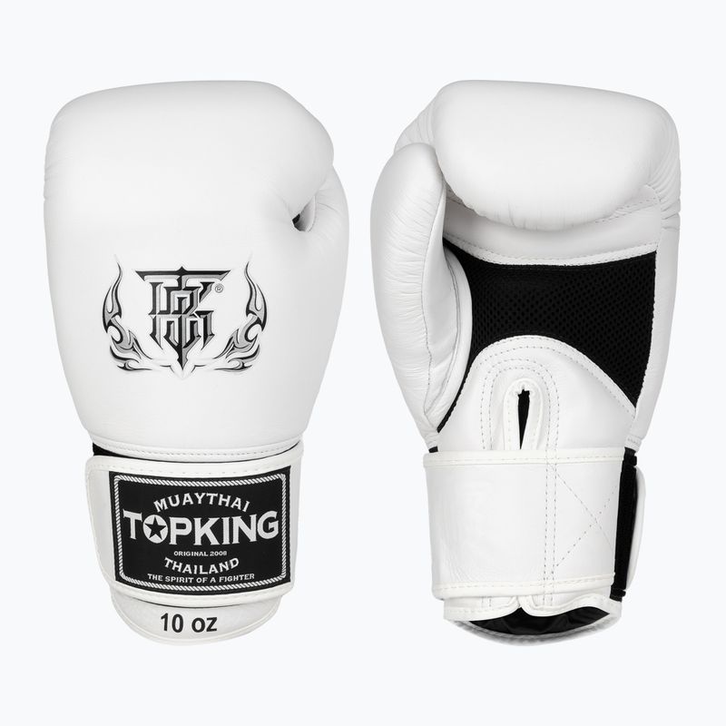 Boxerské rukavice Top King Muay Thai Ultimate Air white