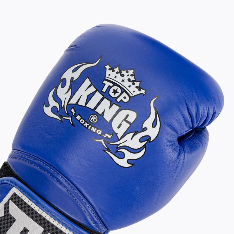 Boxerské rukavice Top King Muay Thai Super blue 5