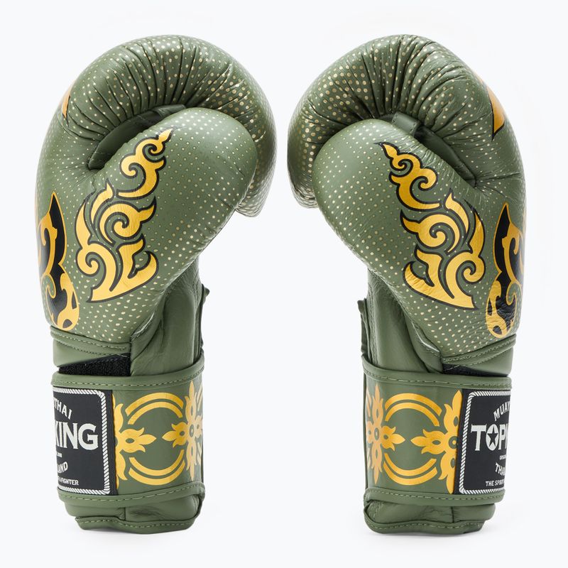 Boxerské rukavice Top King Boxing Kanok khaki  4