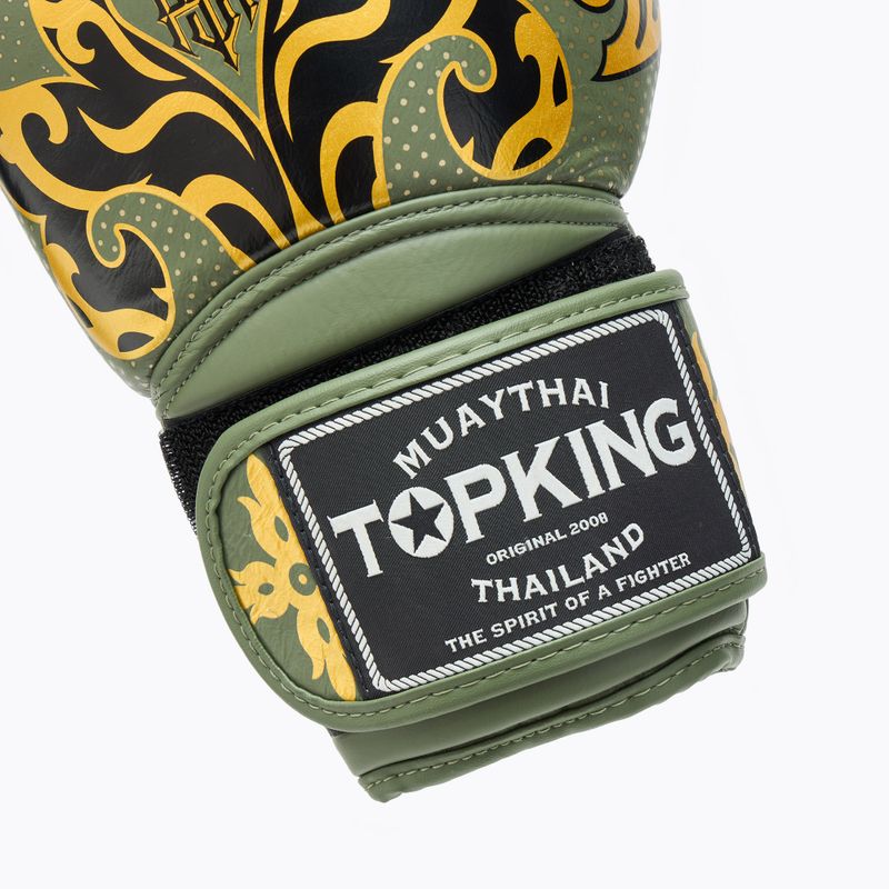 Boxerské rukavice Top King Boxing Kanok khaki  6