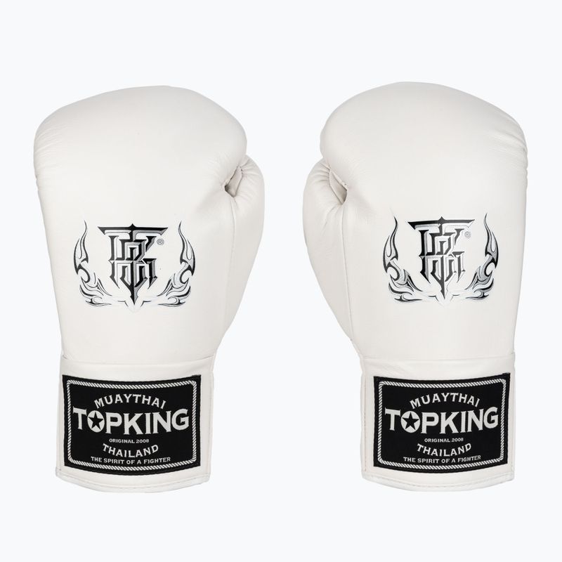 Boxerské rukavice Top King Competition bílé
