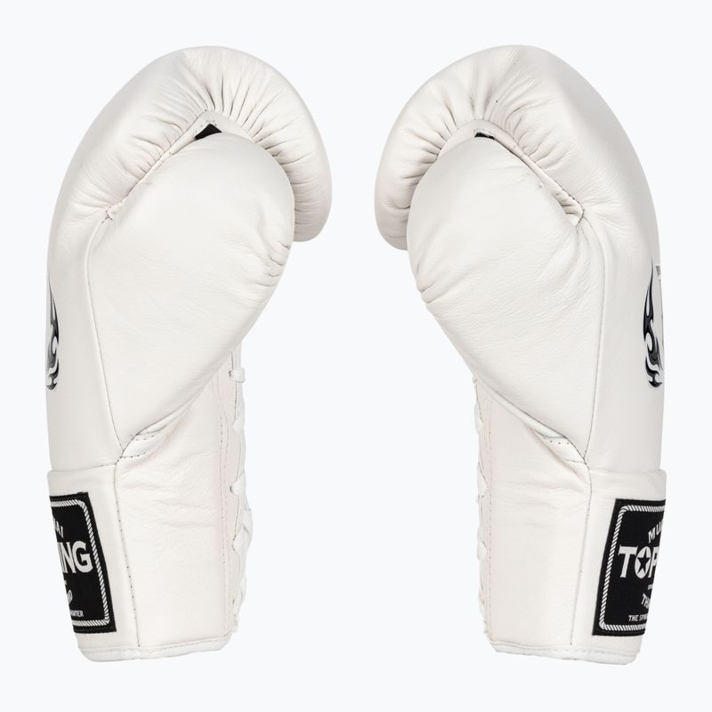 Boxerské rukavice Top King Competition bílé 3