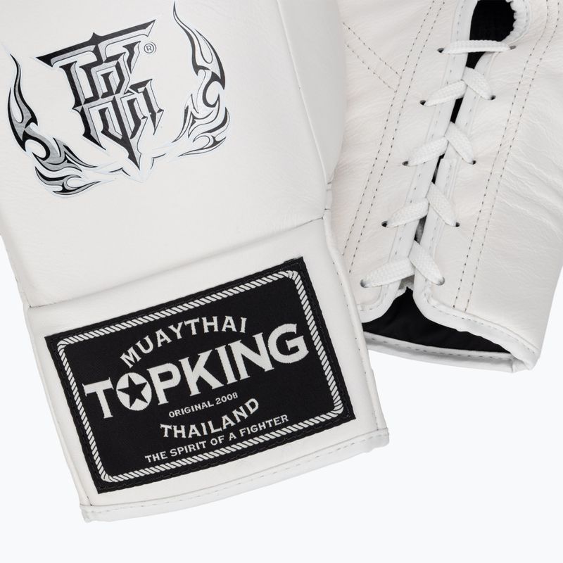 Boxerské rukavice Top King Competition bílé 4