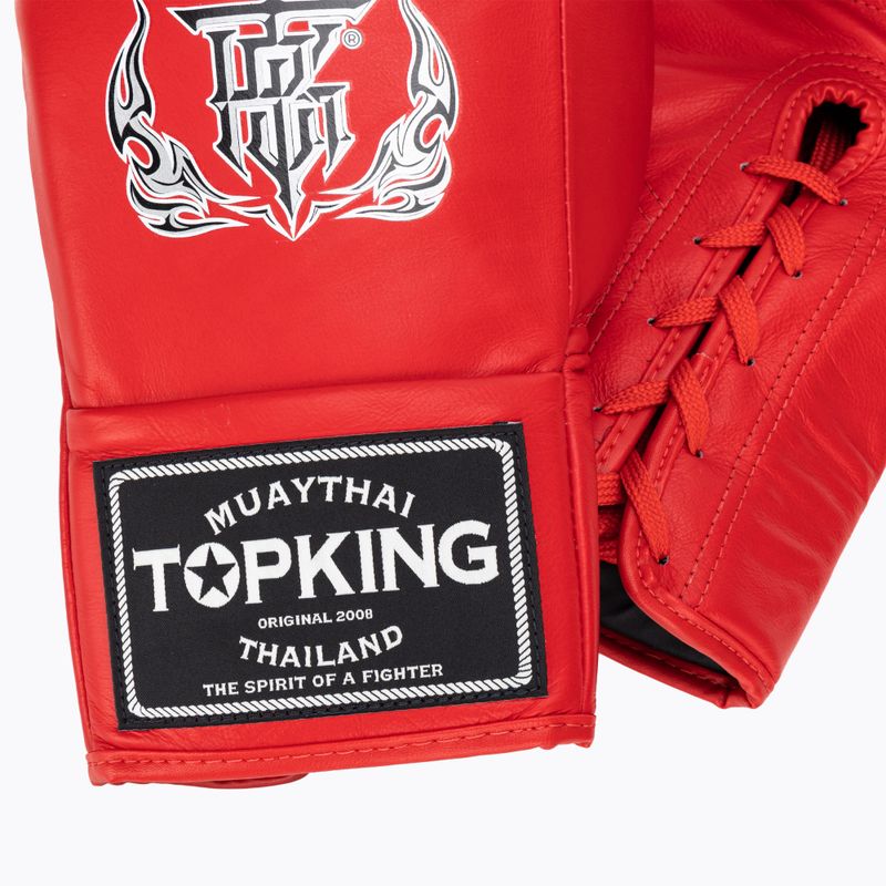 Boxerské rukavice Top King Competition červené 4