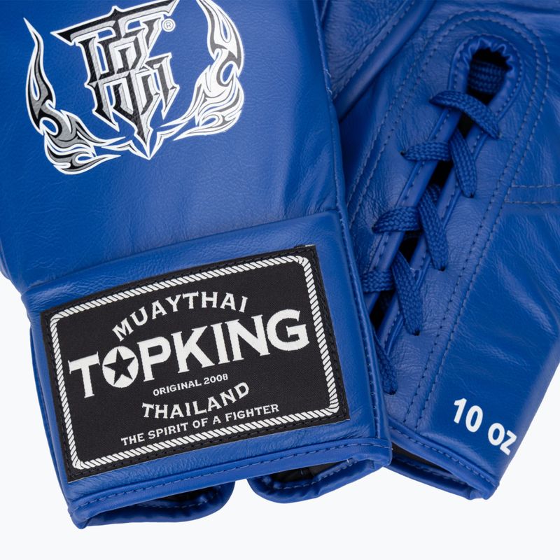 Boxerské rukavice Top King Competition modré 4