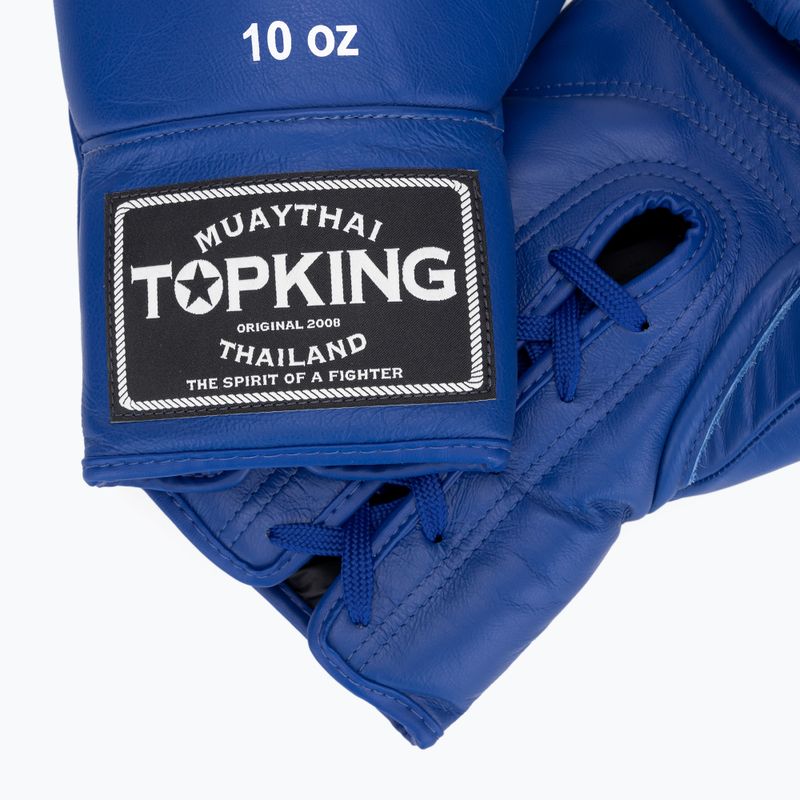 Boxerské rukavice Top King Muay Thai Pro blue 5