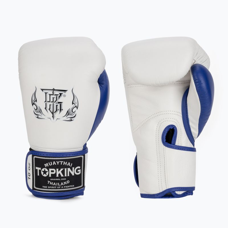 Boxerské rukavice Top King Boxing Reborn bílo-modré