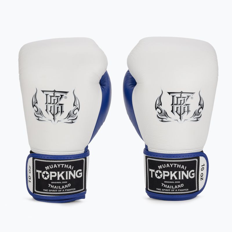 Boxerské rukavice Top King Boxing Reborn bílo-modré