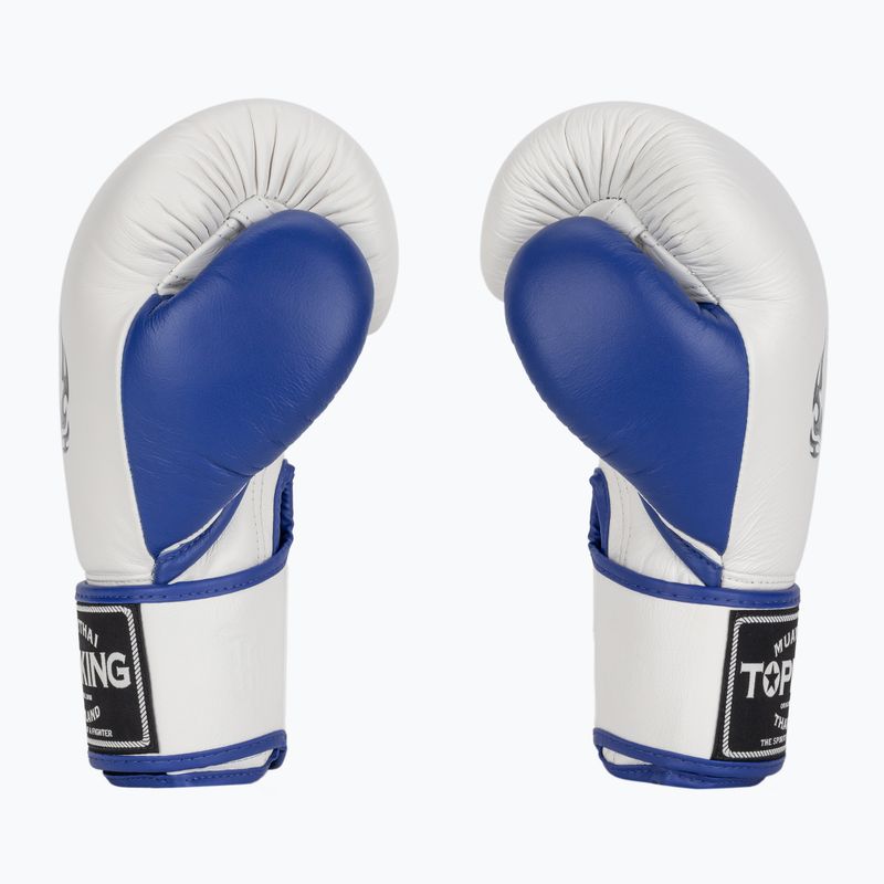 Boxerské rukavice Top King Boxing Reborn bílo-modré 3