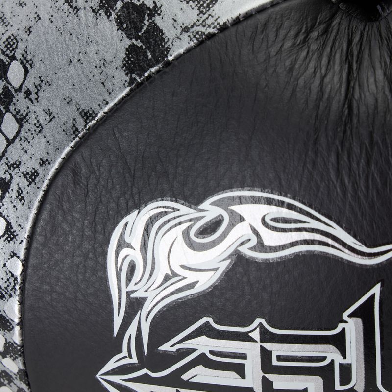 Boxerské rukavice  Top King Muay Thai Power Snake black/silver 5