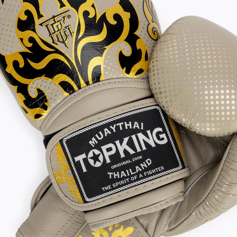 Boxerské rukavice Top King Kanok beige 4