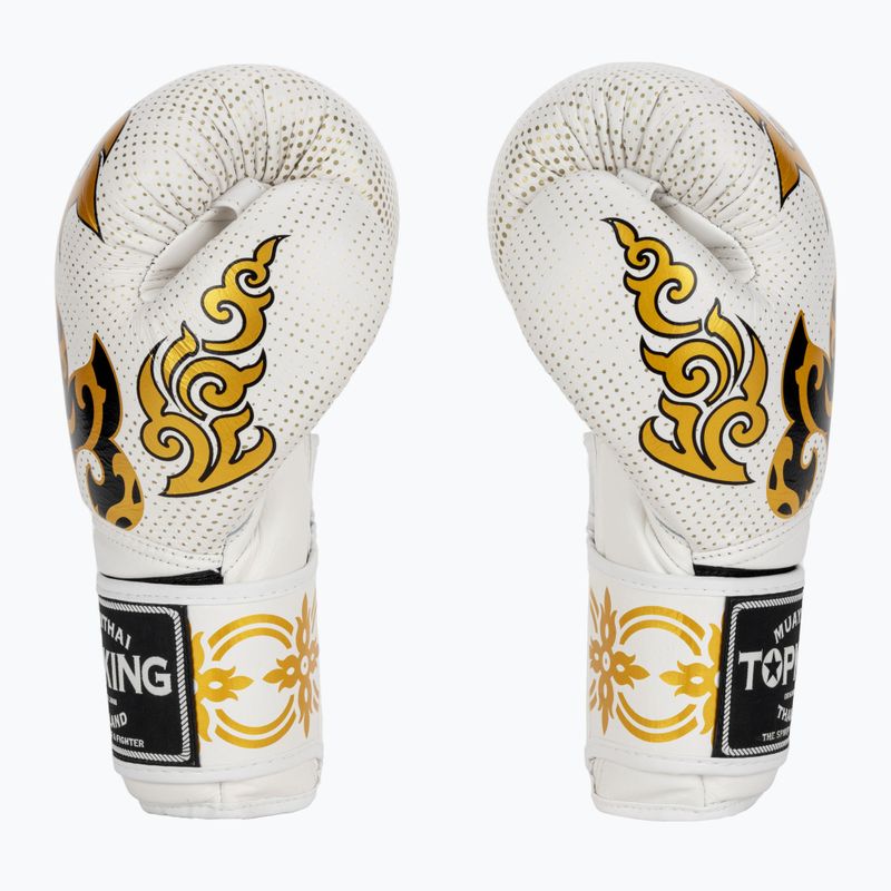 Boxerské rukavice Top King Kanok bílé 3