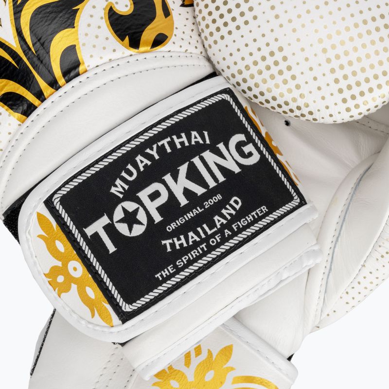 Boxerské rukavice Top King Kanok bílé 4