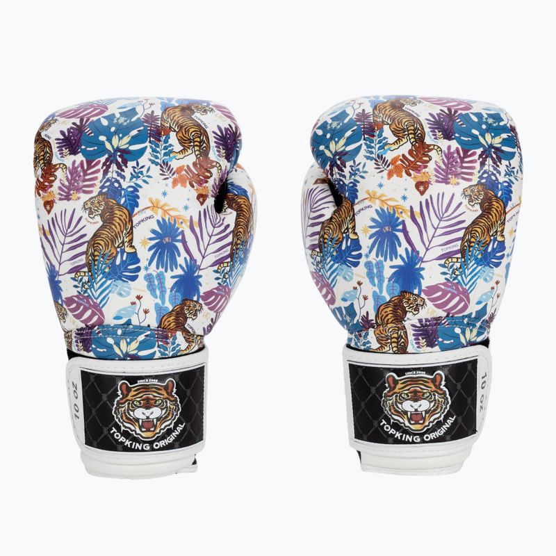 Boxerské rukavice Top King Boxing Wild Tiger černá/bílá