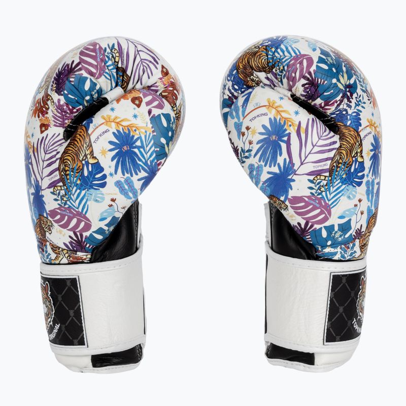 Boxerské rukavice Top King Boxing Wild Tiger černá/bílá 3