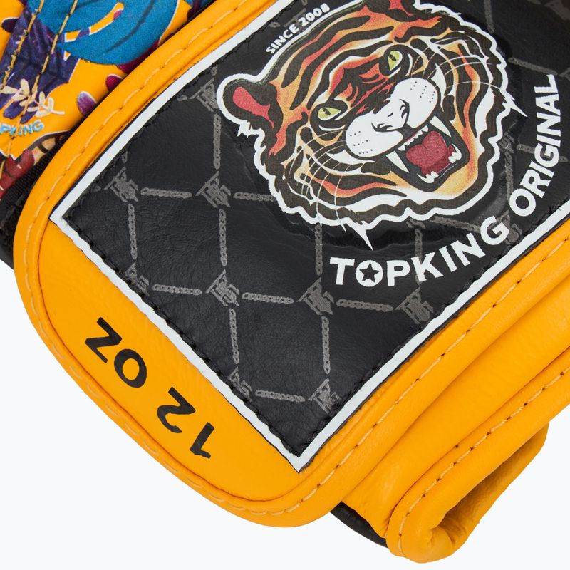 Boxerské rukavice  Top King Boxing Wild Tiger black/yellow 5