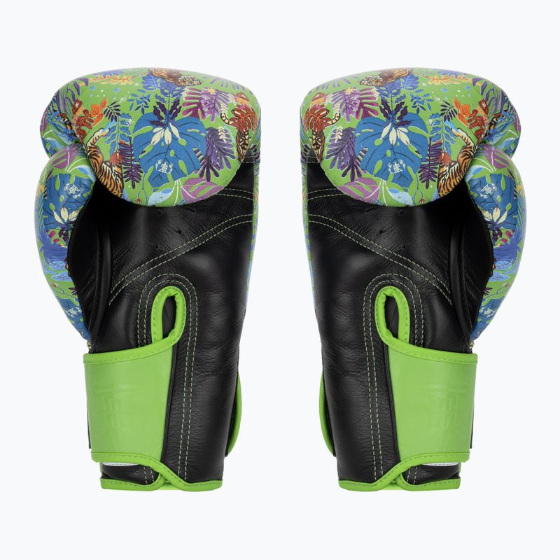 Boxerské rukavice Top King Boxing Wild Tiger černé/zelené 2