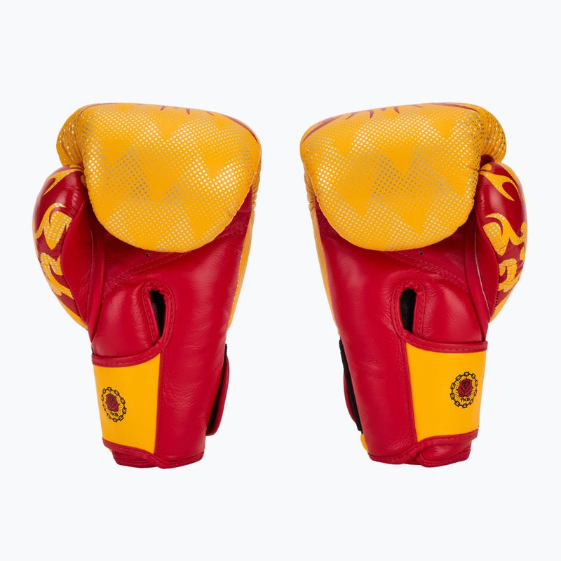 Boxerské rukavice  Top King Boxing Dragon yellow 3