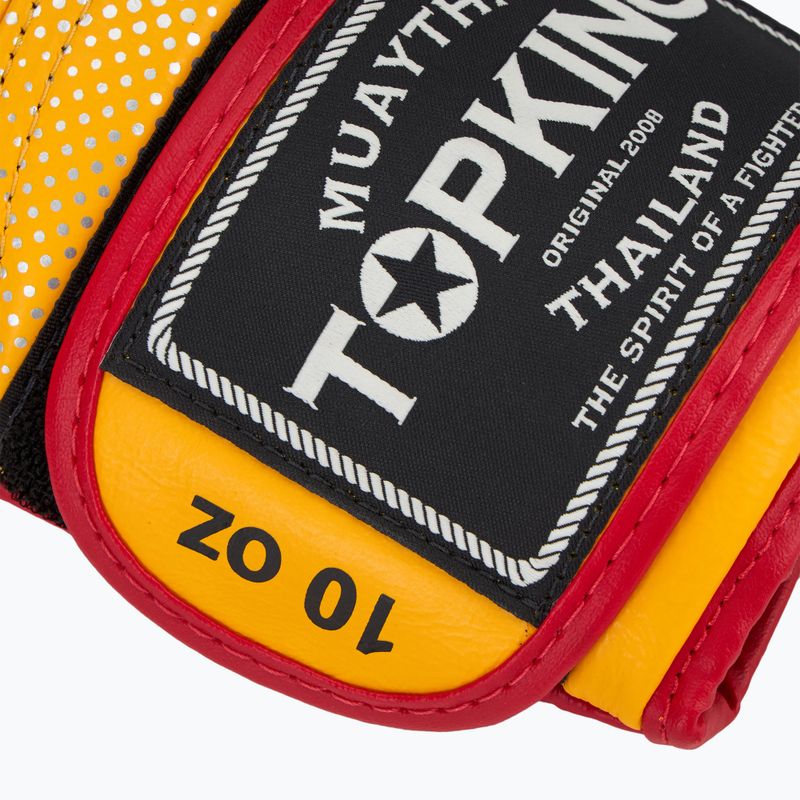 Boxerské rukavice  Top King Boxing Dragon yellow 5