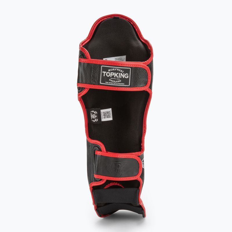 Chrániče holeně a chodidla Top King Shin Guards Blend black/red 4