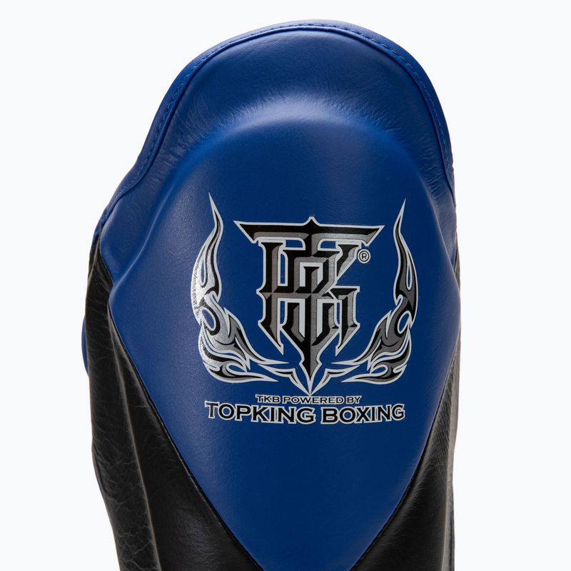 Chrániče holenních kostí a chodidel Top King Shin Guards Blend black/blue 3