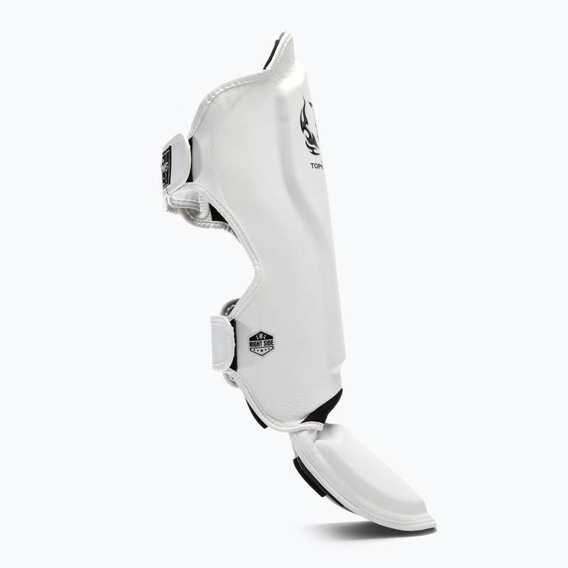 Chrániče holenních kostí a chodidel Top King Pro Semi Leather white 2