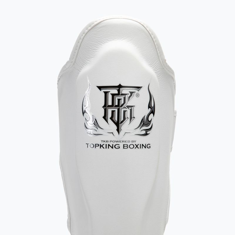 Chrániče holenních kostí a chodidel Top King Pro Semi Leather white 3