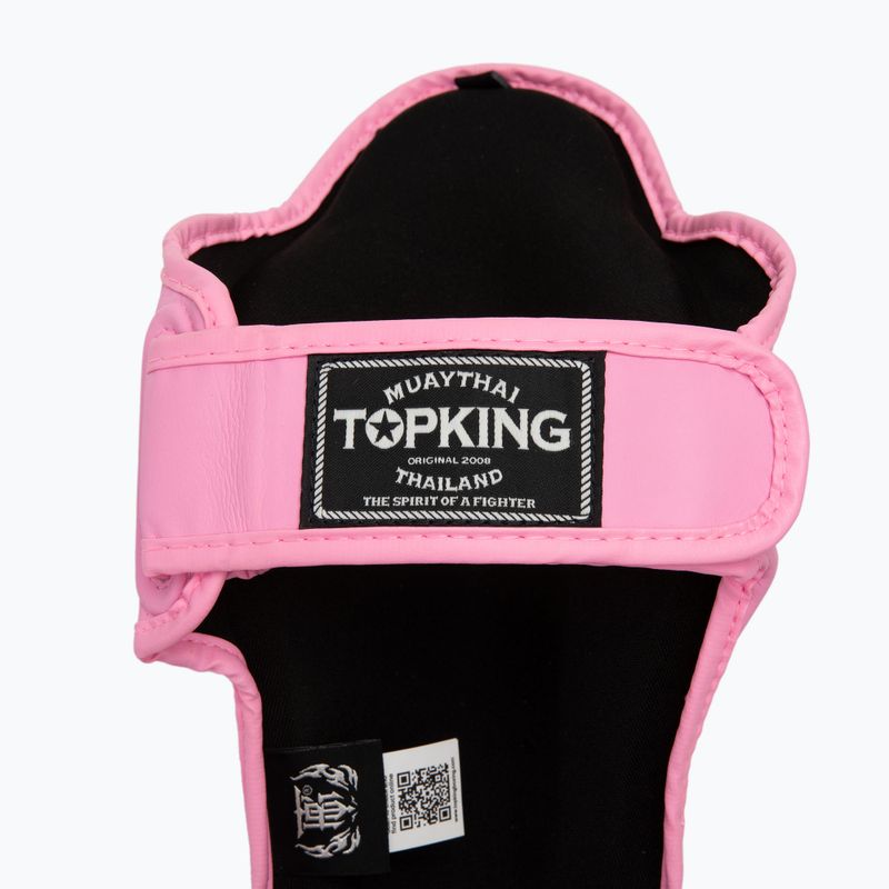Chrániče holenních kostí a chodidel Top King Pro Semi Leather pink 4