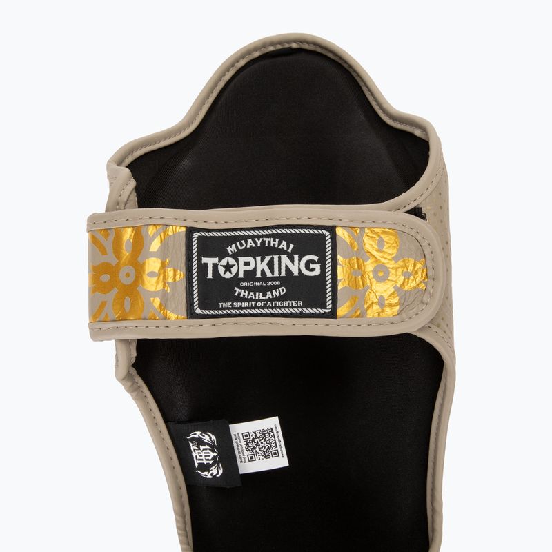 Chrániče holenních kostí a chodidel Top King Kanok beige 6